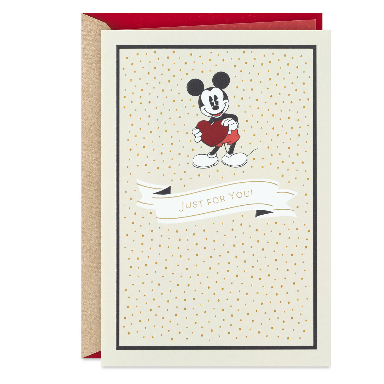 Disney Mickey Mouse All the Love My Heart Can Hold Valentine's Day Card