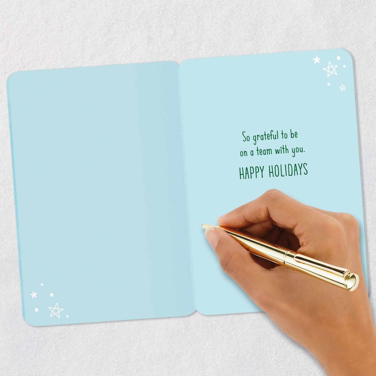 Together, We Work Magic Holiday Card for Coworker, , large image number 6