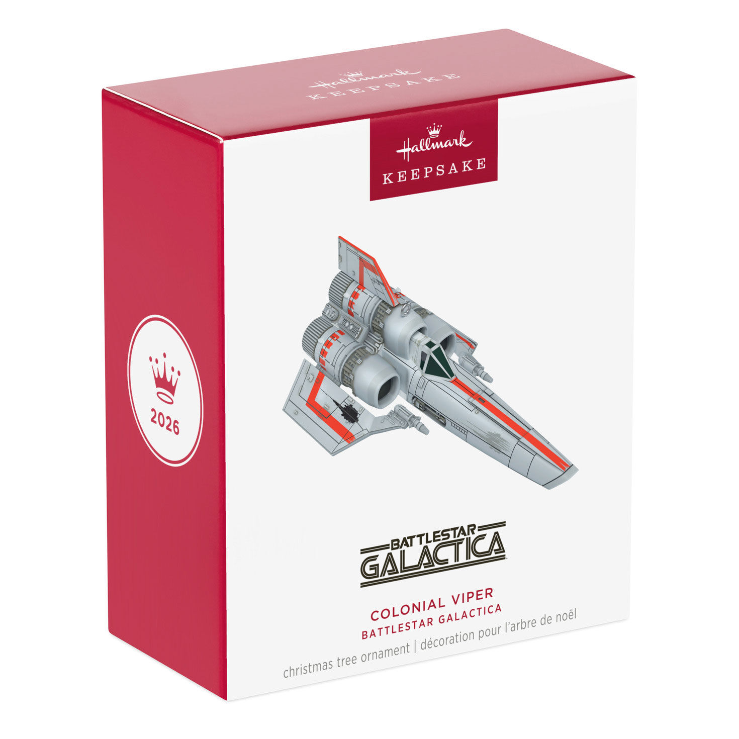 Battlestar Galactica Spaceship Keepsake Ornament package front image number 7