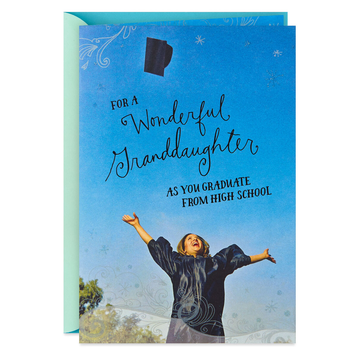 Full of Promise High School Graduation Card for Granddaughter