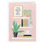 Shelves With Plants Blank Thank You Note Cards Pack  image number 2