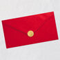 Santa's List Spanish Gift Card Holder Christmas Card Envelope Back with Seal image number 8