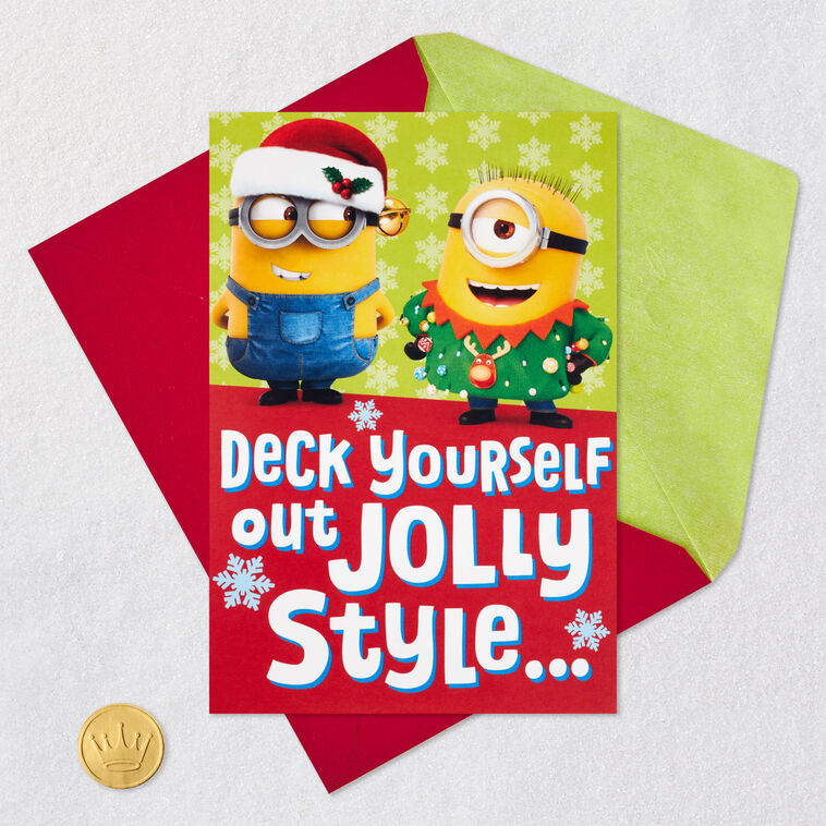 Despicable Me Minions Jolly Style Musical Pop-Up Christmas Card - Greeting Cards | Hallmark despicable-me-minions-jolly-style-musical-pop-up-christmas-card-greeting-cards-hallmark