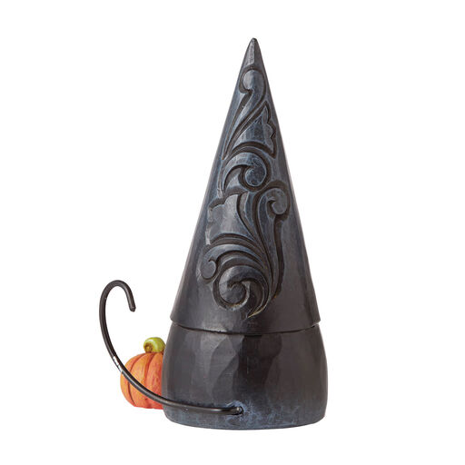 Jim Shore Black Cat Gnome Figurine, 4.7", 