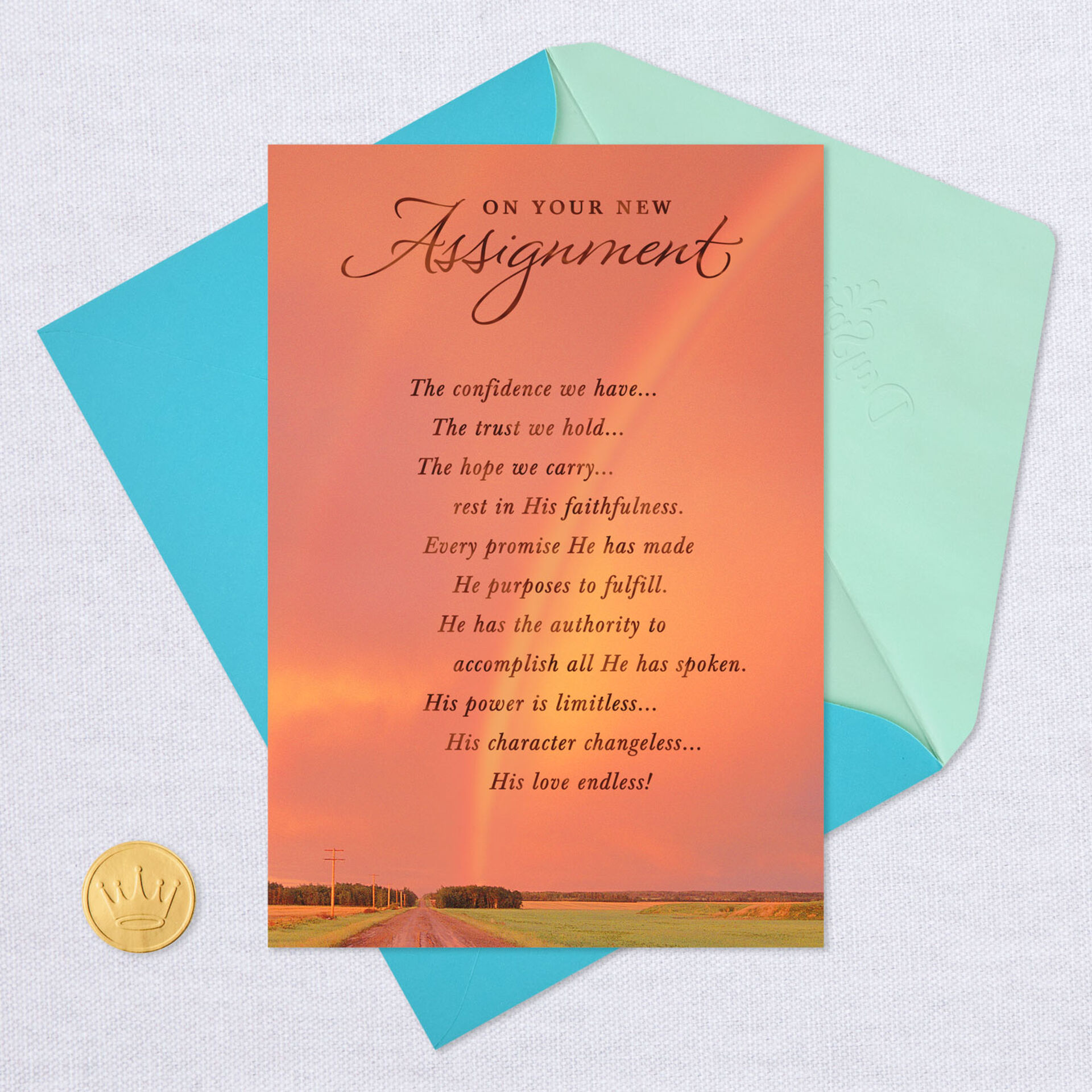 Blessings on Your New Assignment Card - Greeting Cards - Hallmark