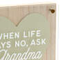 Ask Grandma Layered Square Quote Sign, 8x8, , large image number 3