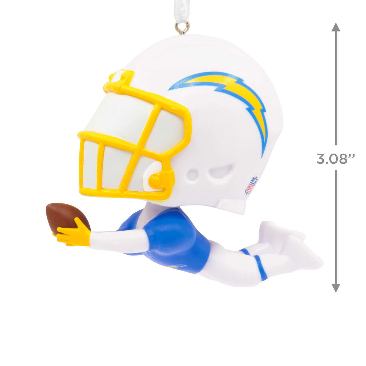 NFL Los Angeles Chargers Bouncing Buddy Hallmark Ornament, , large image number 3