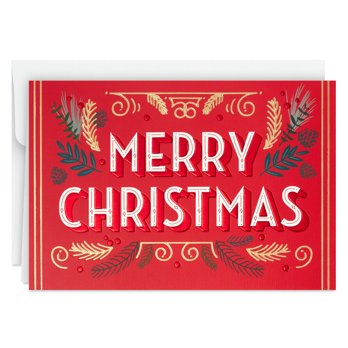 Retro Lettering Boxed Christmas Cards, Pack of 12 for only USD 17.49 | Hallmark