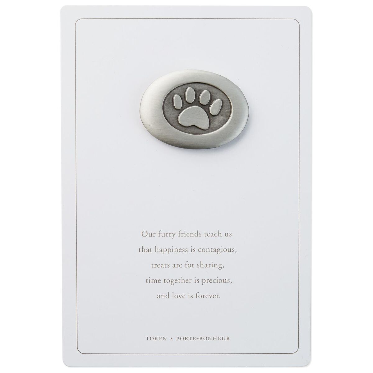 Paw Print Token Tokens & Trinkets Hallmark