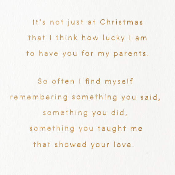 Thankful to Be Your Daughter Christmas Card for Mom and Dad, , large image number 2