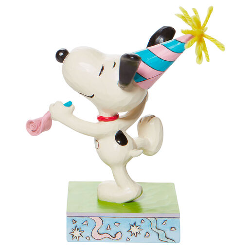 Jim Shore Peanuts Snoopy Birthday Dance Figurine, 5.25", 