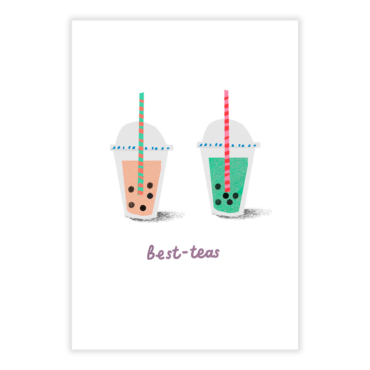 Two Bubble Teas Friendship eCard, , large image number 2