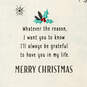 Thankful for You Christmas Card for Brother, , large image number 3