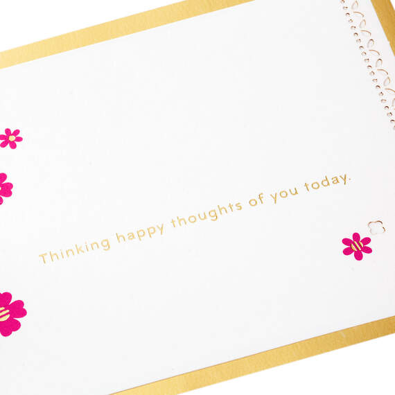 Happy Thoughts Flower Bouquet 3D Pop-Up Thinking of You Card, , large image number 5