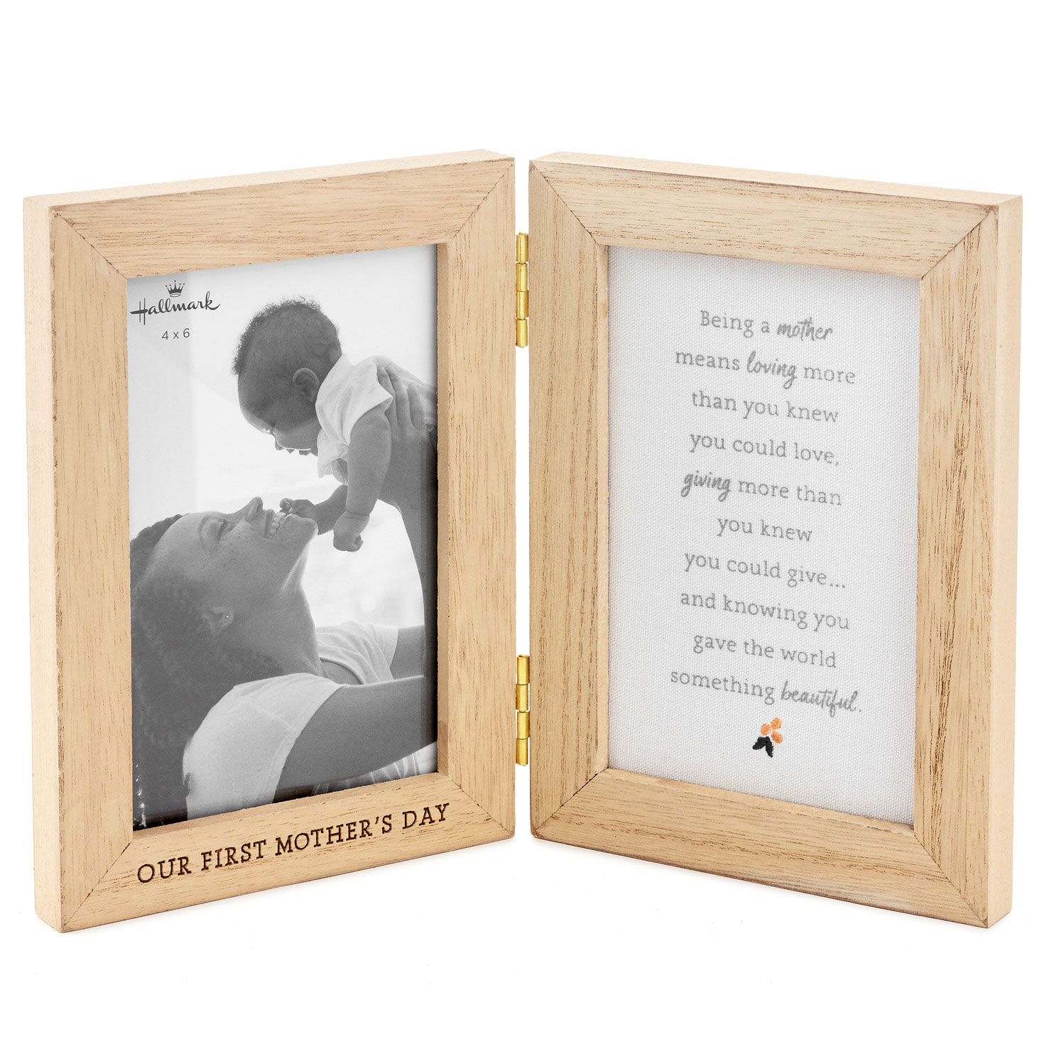 Our First Mother's Day Two-Sided Picture Frame, 4x6
