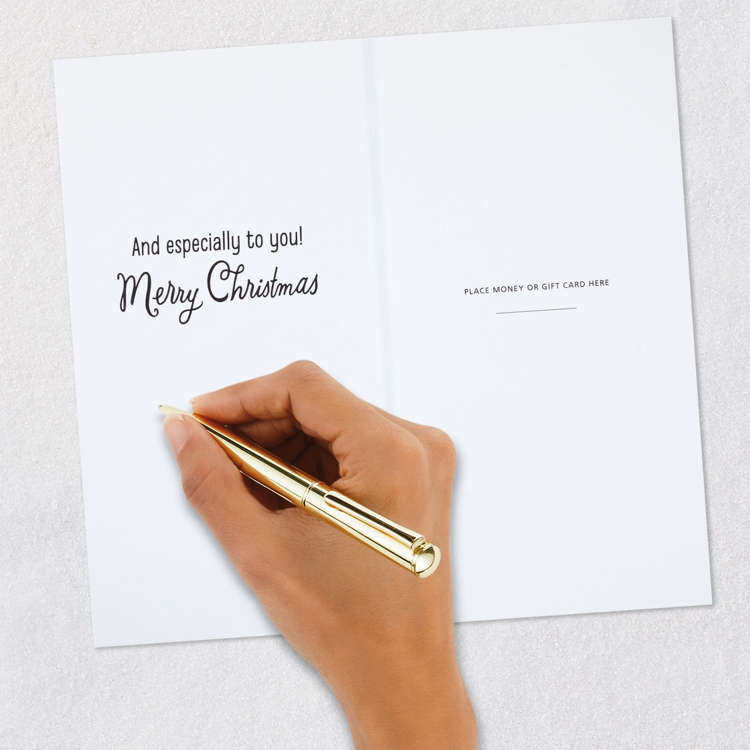 Joy to the World Money-Holder Christmas Cards Pack signing card image number 6