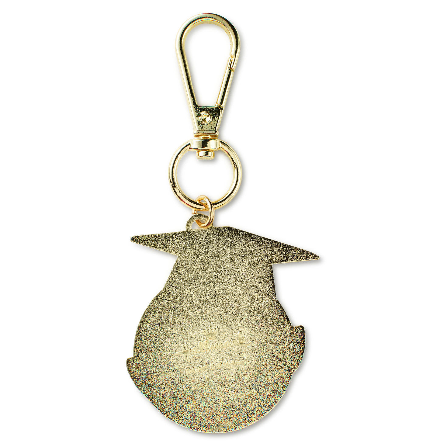 Gold Disco Ball 2026 Graduation Keychain back image number 2