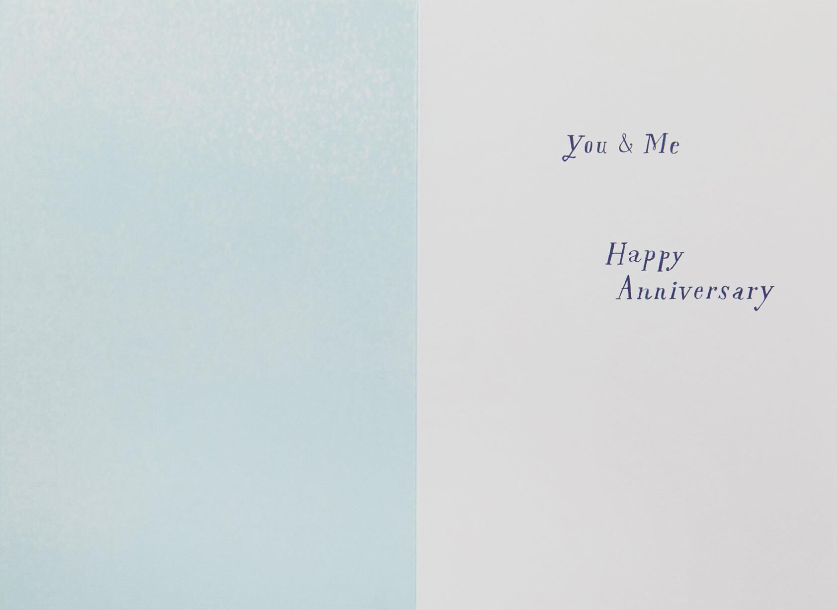 You & Me Meant to Be Under the Sea Anniversary Card