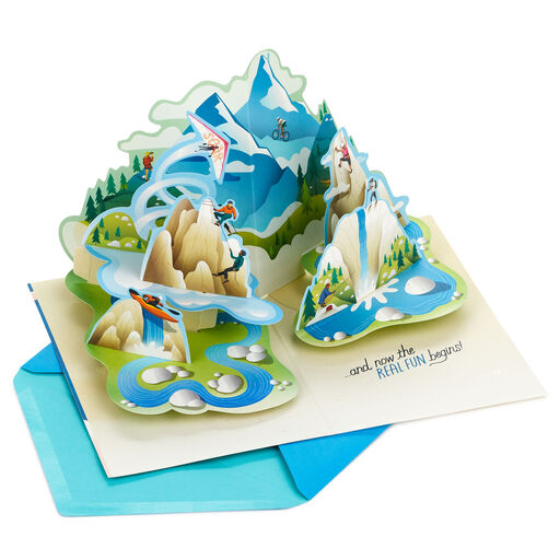 It's Been Quite an Adventure 3D Pop-Up Graduation Card, 