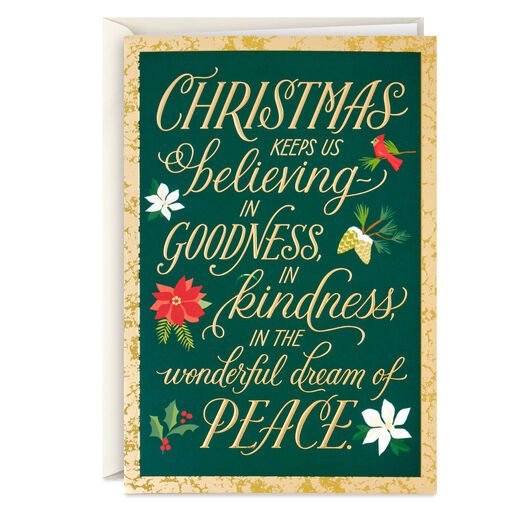 Christmas Keeps Us Believing Boxed Christmas Cards, Pack of 16, 