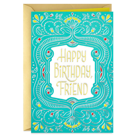 You Make My Life Richer Birthday Card for Friend, , large image number 1