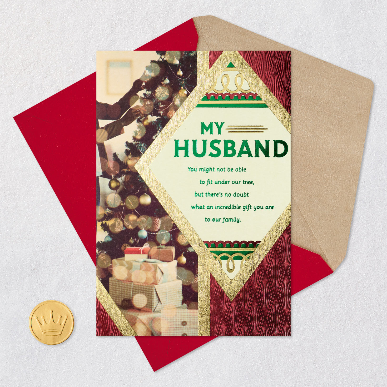 You're a Gift to Our Family Christmas Card for Husband for only USD 4.99 | Hallmark