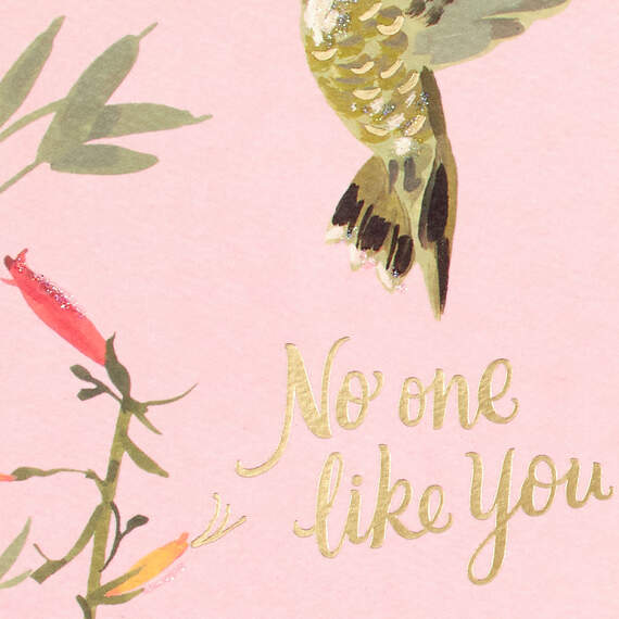 Hummingbird There's No One Like You Birthday Card, , large image number 4