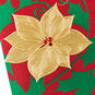 Gold Poinsettia Romantic Christmas Card for Her Card Front Detail image number 5