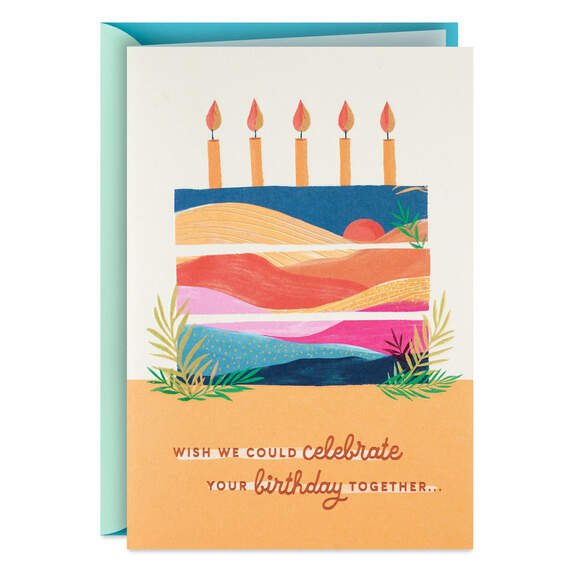 Celebrating You Across the Miles Birthday Card