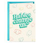 Baby Diaper Changes Funny New Baby Card Card Front image number 1