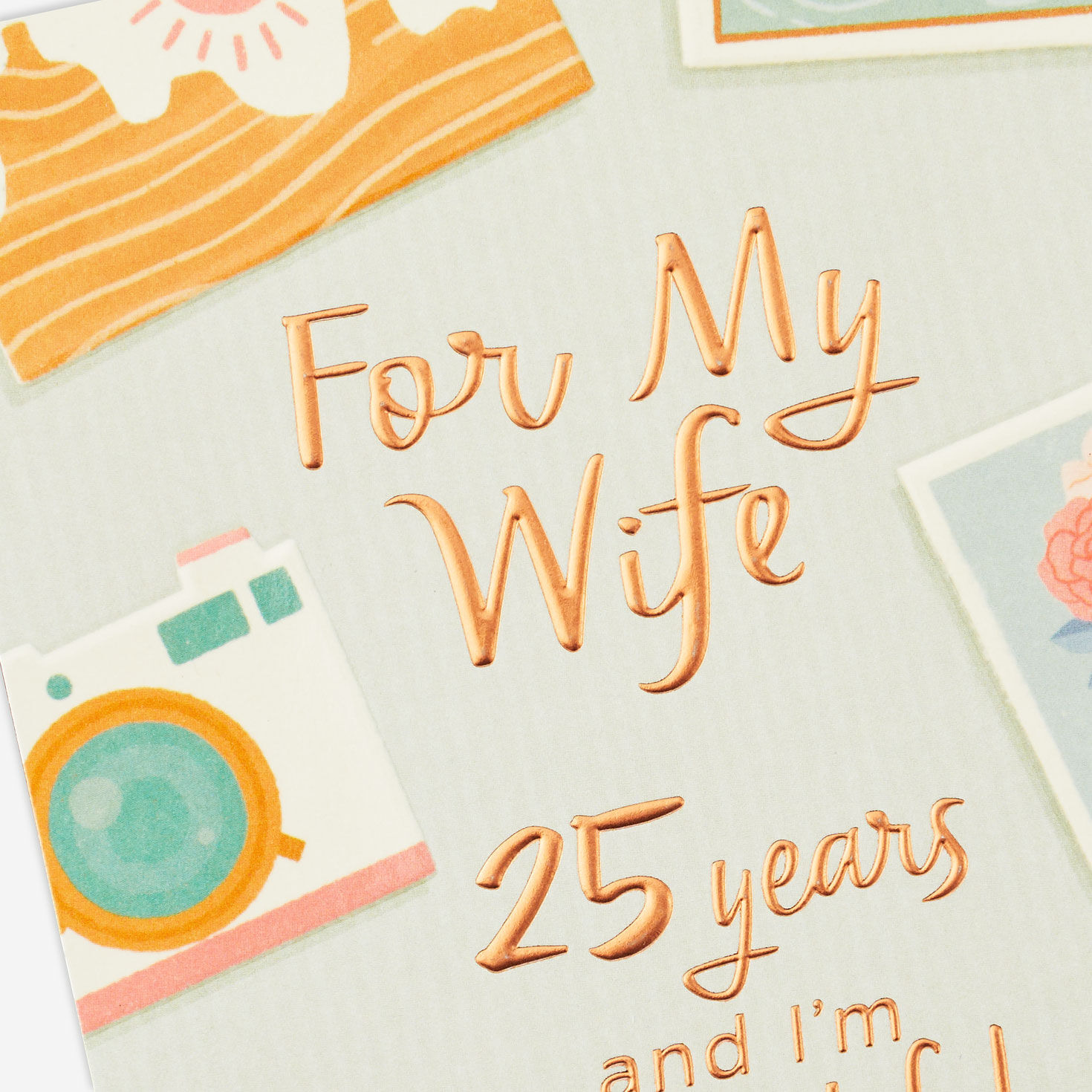 So Grateful for You 25th Anniversary Card for Wife for only USD 5.59 | Hallmark