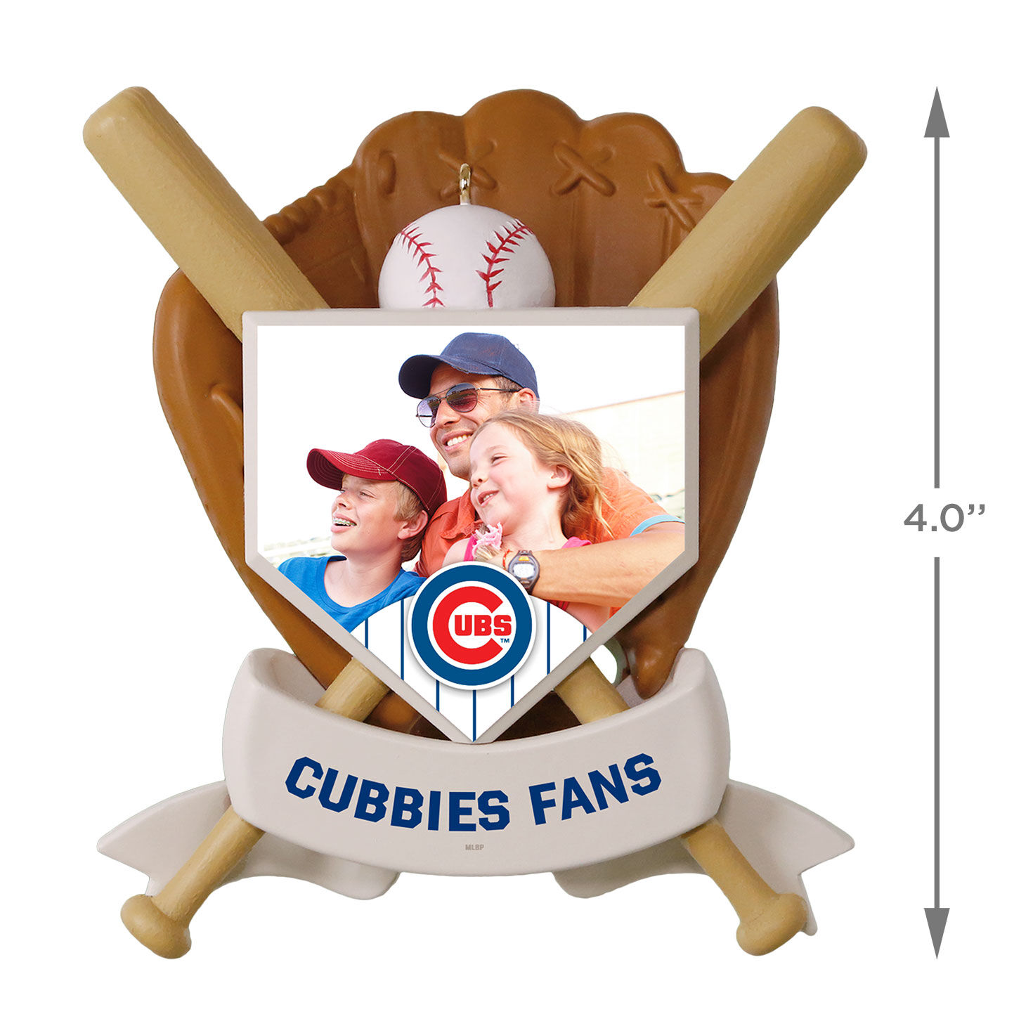 MLB Chicago Cubs&trade; Baseball Personalized Ornament, Custom Photo and Text, , large image number 4