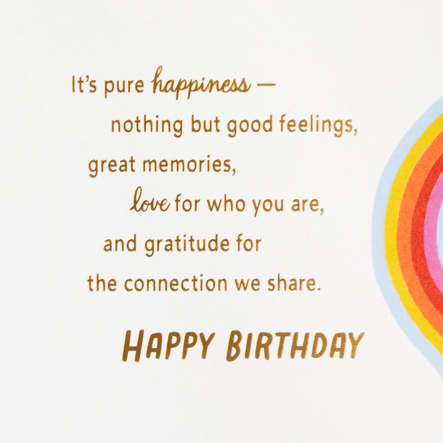 Modern Wavy Lines Birthday Card for Niece Card Front image number 2