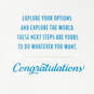 Adventure Awaits High School Graduation Card With Decal, , large image number 2
