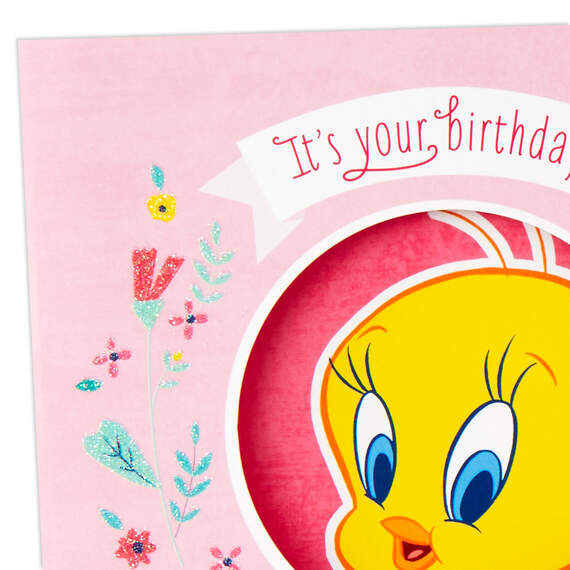 Looney Tunes™ Tweety™ Tail Feathers Funny Pop-Up Birthday Card, , large image number 4