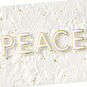 White and Gold Peace Holiday Card Card Front Detail image number 4