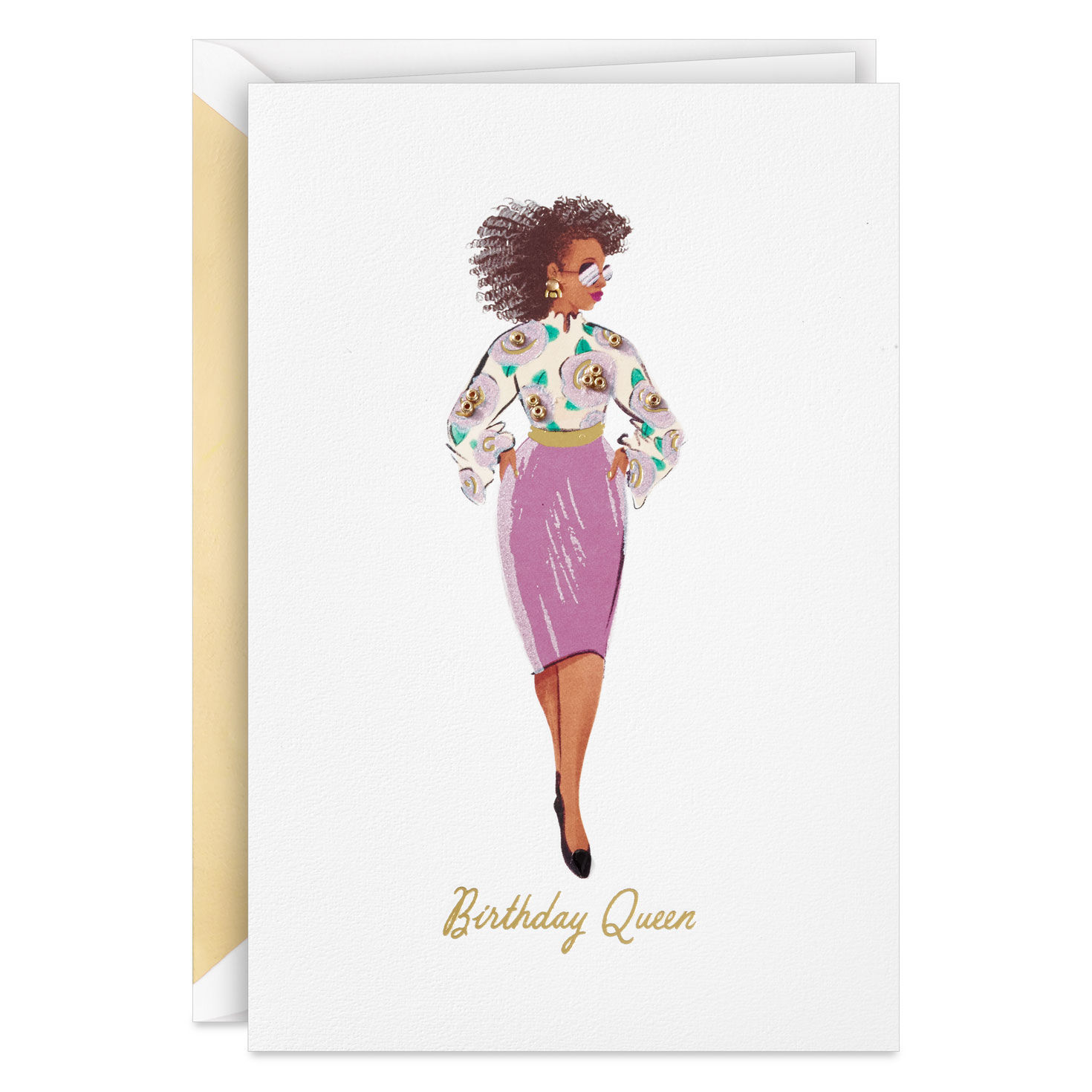 Birthday Queen Birthday Card for Her