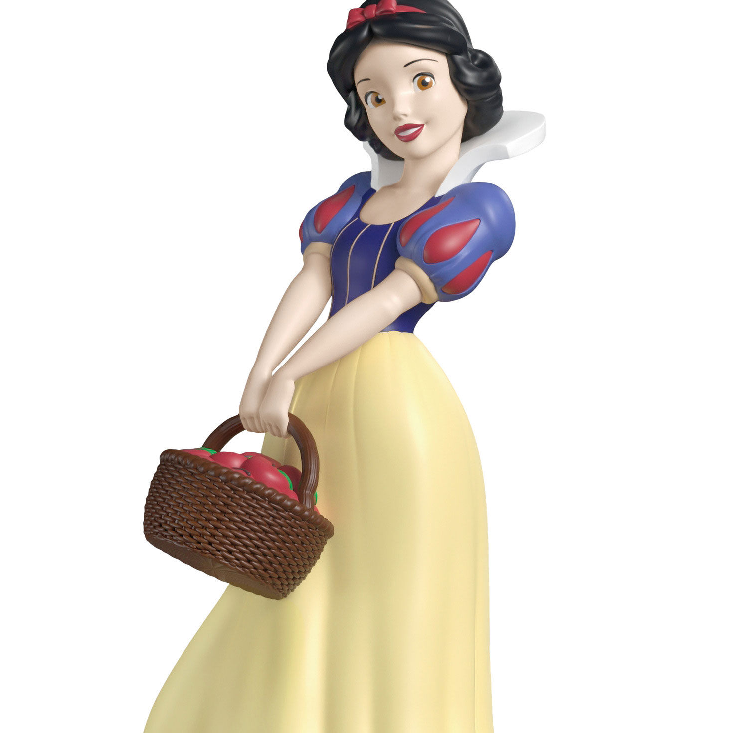 Snow White With Basket Keepsake Ornament Closeup view image number 5