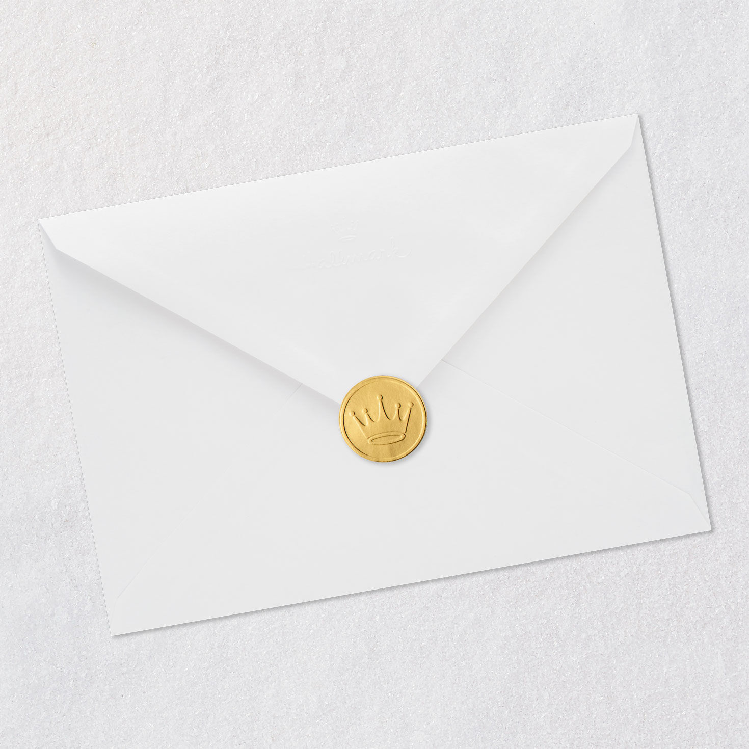 Green and Tan Vertical Stripes Father's Day Card Envelope Back with Seal image number 7