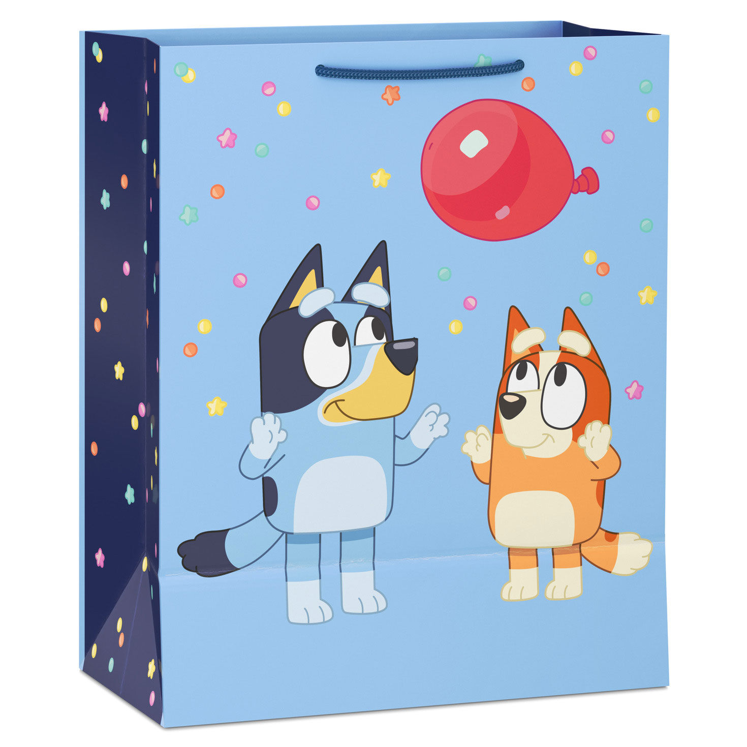 Bluey and Bingo With Balloon Large Gift Bag Back image number 6