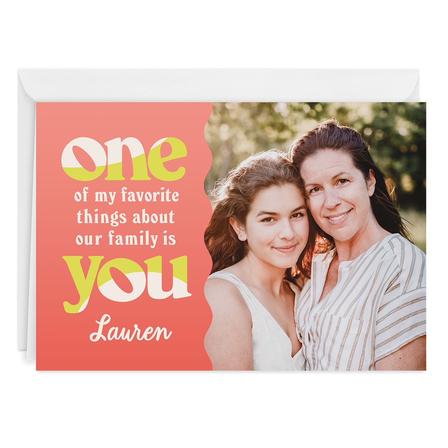 Personalized Favorite Thing About Our Family Photo Card for only USD 4.99 | Hallmark