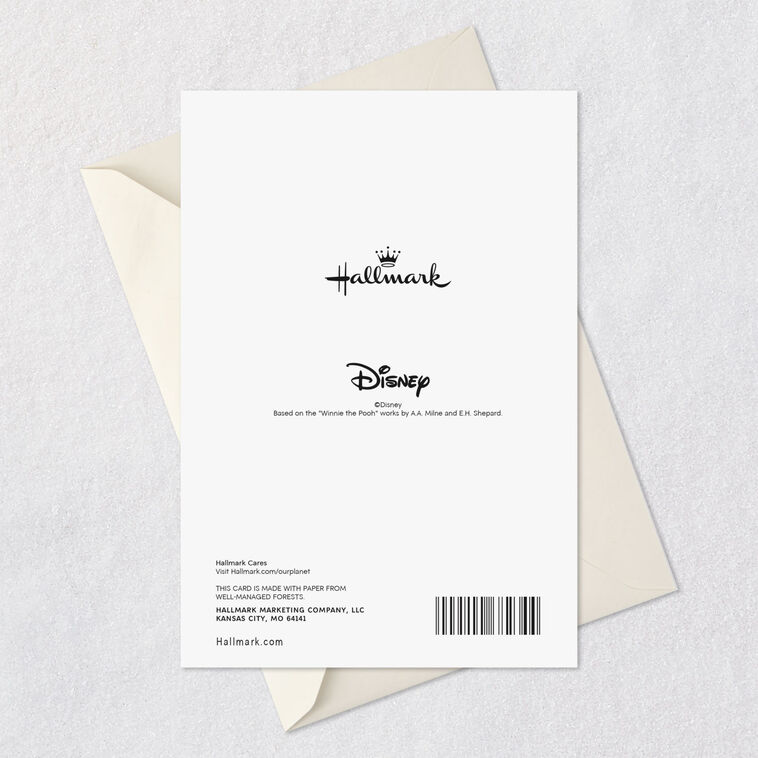 Disney Winnie the Pooh, Piglet and Eeyore New Baby Girl Card, , large image number 7