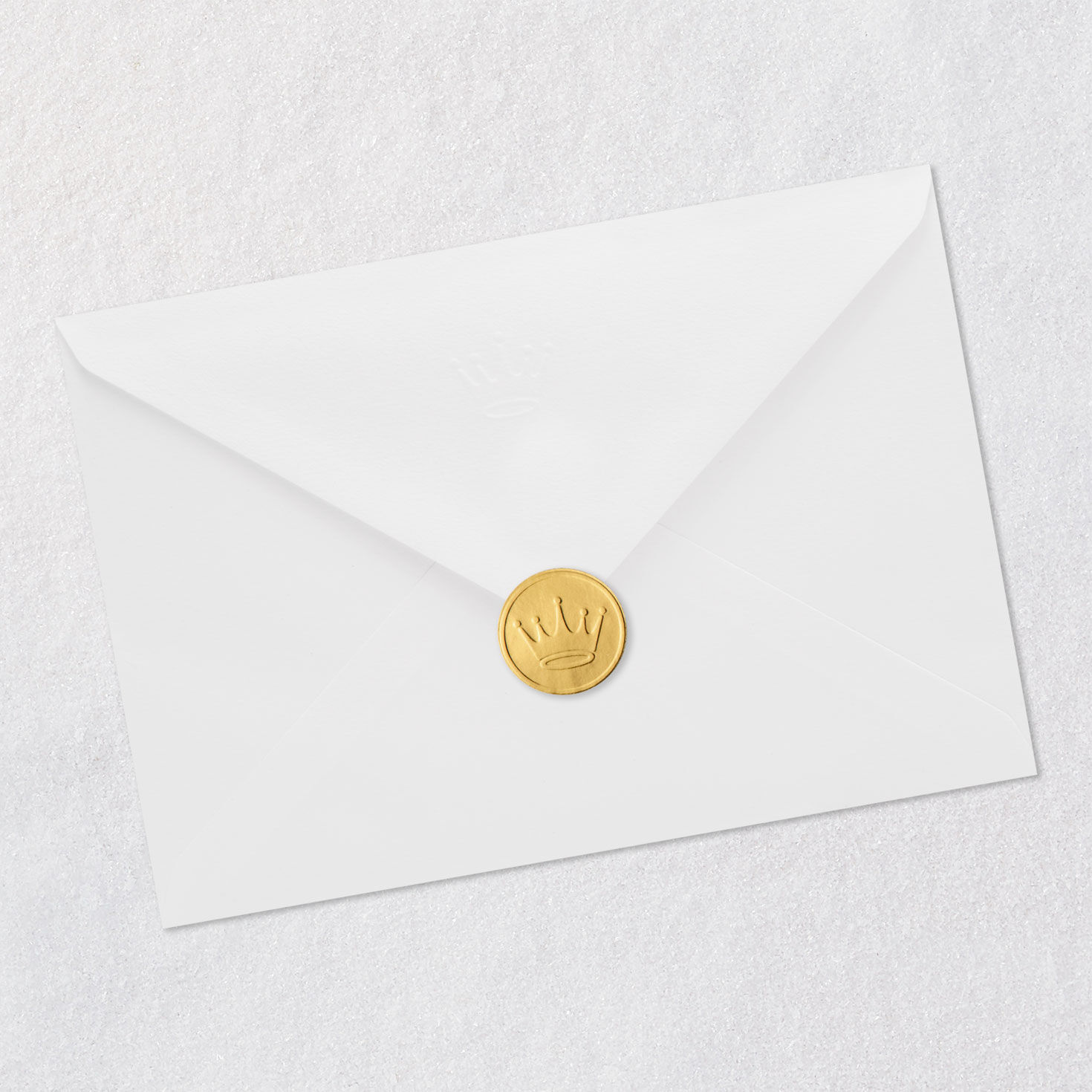 Silhouette Flowers Daughter Mother's Day Card Envelope Back with Seal image number 8