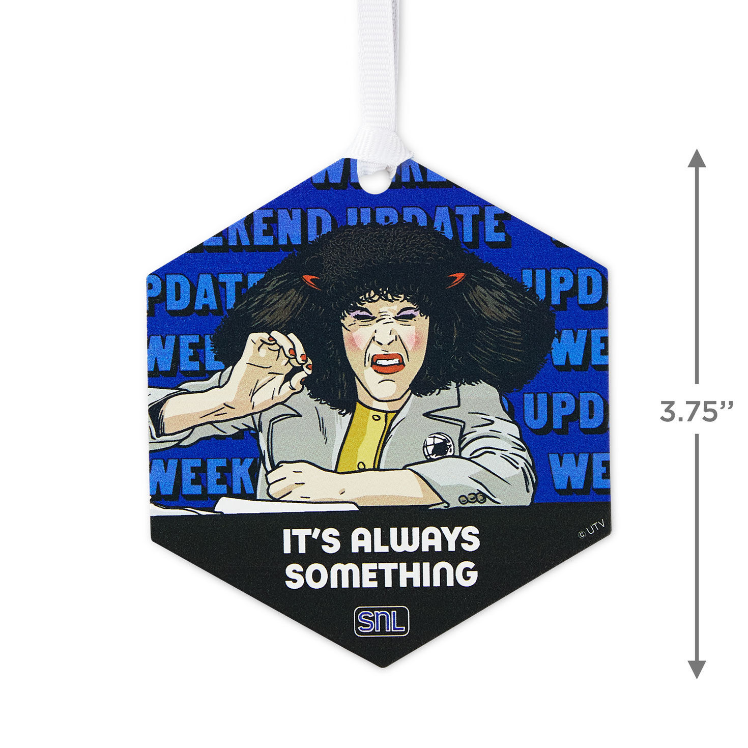 Saturday Night Live Roseanne Roseannadanna Metal Ornament, , large image number 3