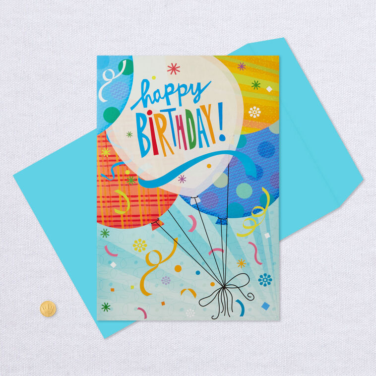 16" Fun Balloons Pop-Up Jumbo Birthday Card, , large image number 6