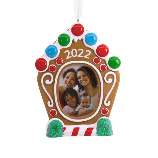 Gingerbread House 2022 Photo Frame Hallmark Ornament, 