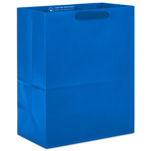 13" Large Royal Blue Gift Bag, Royal Blue