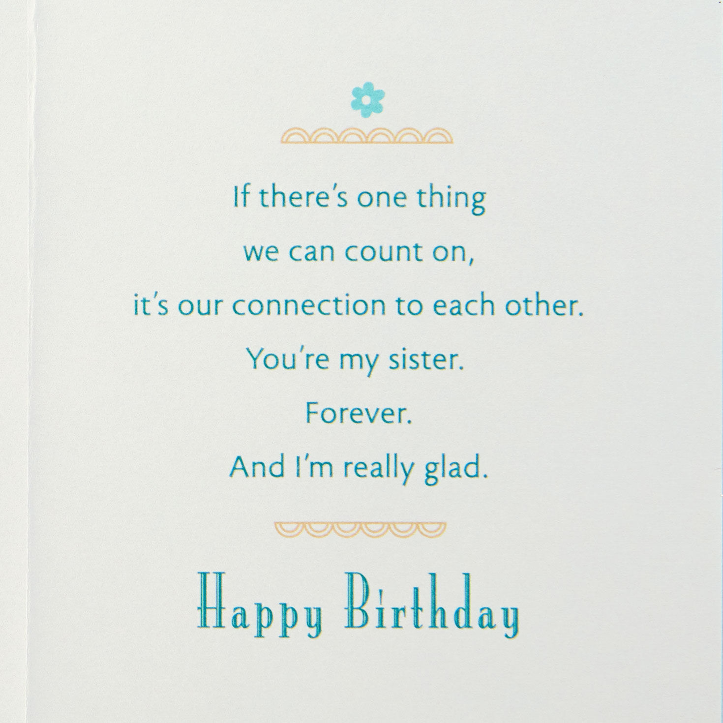 Hallmark Sister Birthday Card 'Super Sis' Medium 