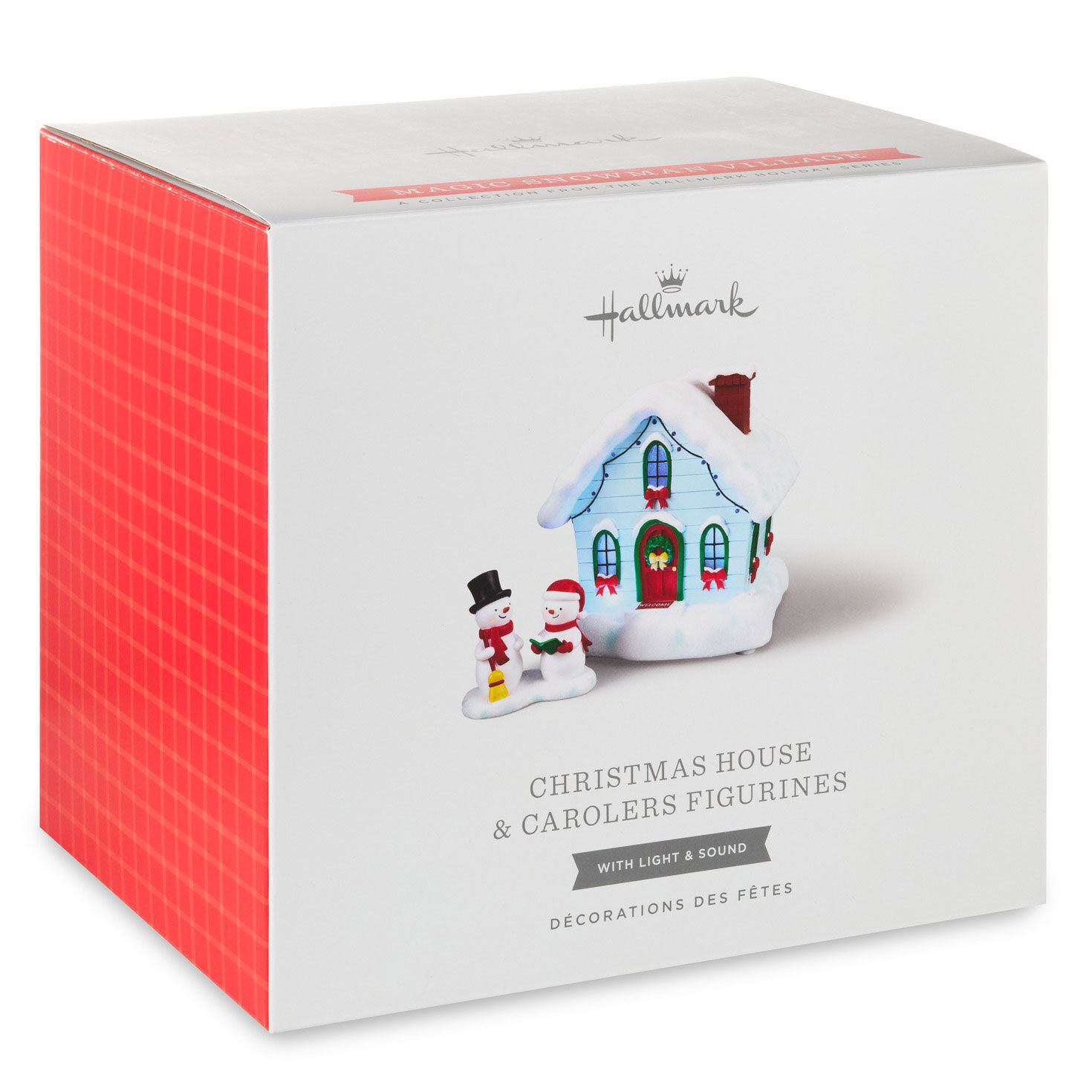 Snowman Village House and Carolers Decorations package front image number 5