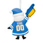 Los Angeles Chargers Santa Fan Christmas Ornament back image number 6